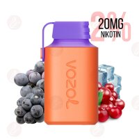 Vozol - Gear 600 Einweg Vape Cranberry Grape Ice 20mg/ml...