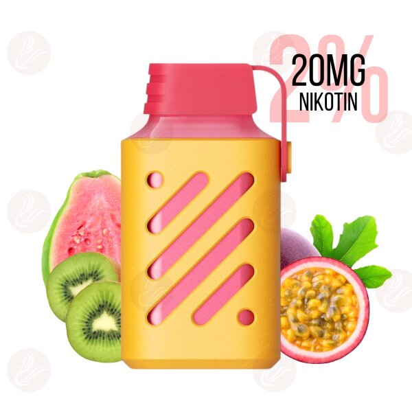 Vozol - Gear 600 Vape jetable Kiwi Passionfruit Guava 20 mg/ml (2 %) de sel de nicotine - MHDÜ
