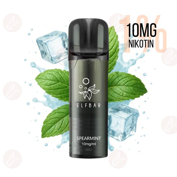 Elfbar - Elfa Pro V2 Pods - Menthe verte 10 mg/ml