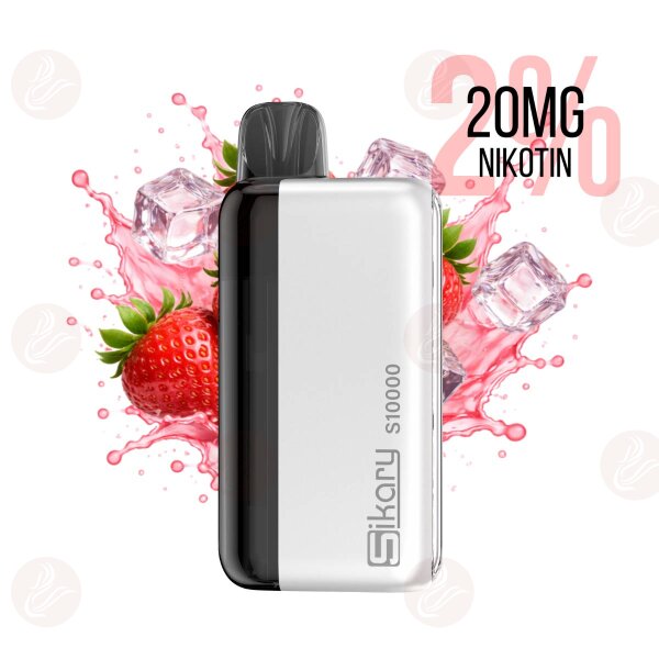 Sikary - S10000 Pre-Filled Pod System Strawberry Ice Kit