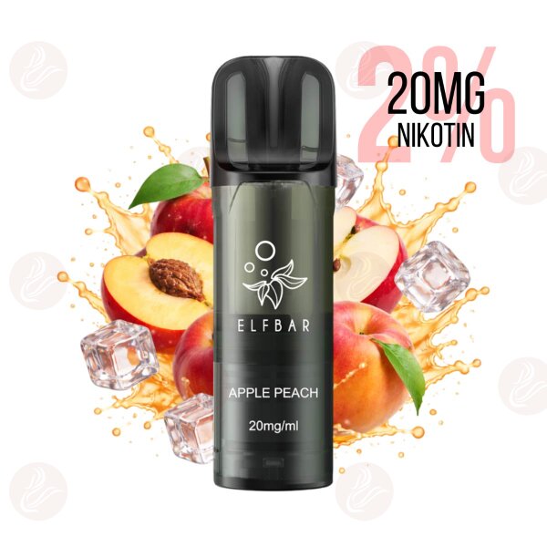 Elfbar - Elfa Pro V2 Pods 20 mg/ml - Pêche-pomme