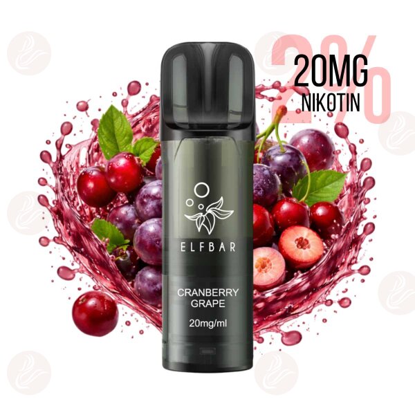 Elfbar - Elfa Pro V2 Pods - Cranberry Grape 20mg/ml