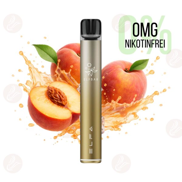 Elfbar - Kit ELFA Pro V2 0 mg - Dark Gold - Juicy Peach