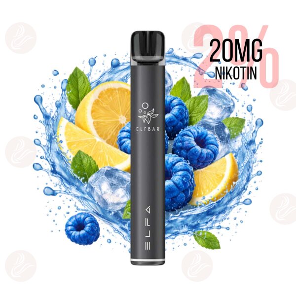 Elfbar - ELFA Pro V2 Kit 20mg - Black - Blue Razz Lemonade