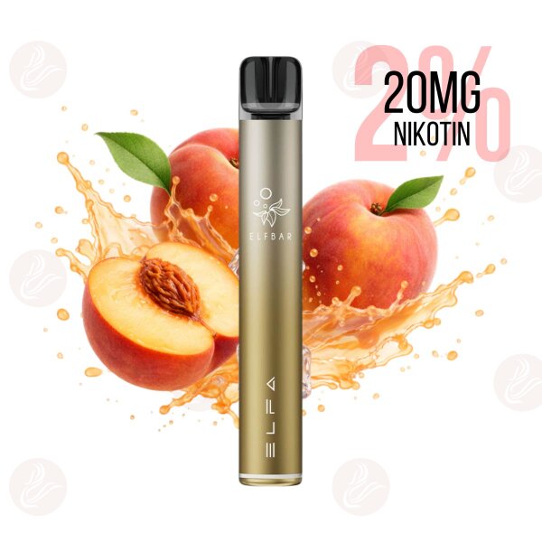 Elfbar - ELFA Pro V2 Kit 20mg - Dark Gold - Juicy Peach