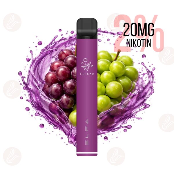 Elfbar - Kit ELFA Pro V2 20 mg - Violet - Raisin