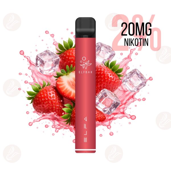 Elfbar - ELFA Pro V2 Kit 20mg - Red - Strawberry