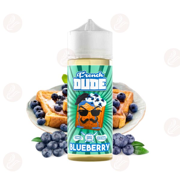 French Dude - Blueberry 120ml Shortfill - Best Before