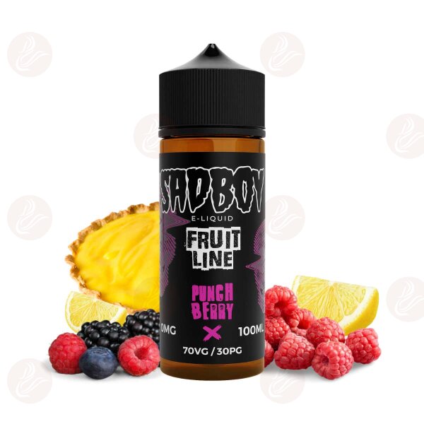 Sadboy - Fruit - Punchberry 120ml Shortfill - Best Before