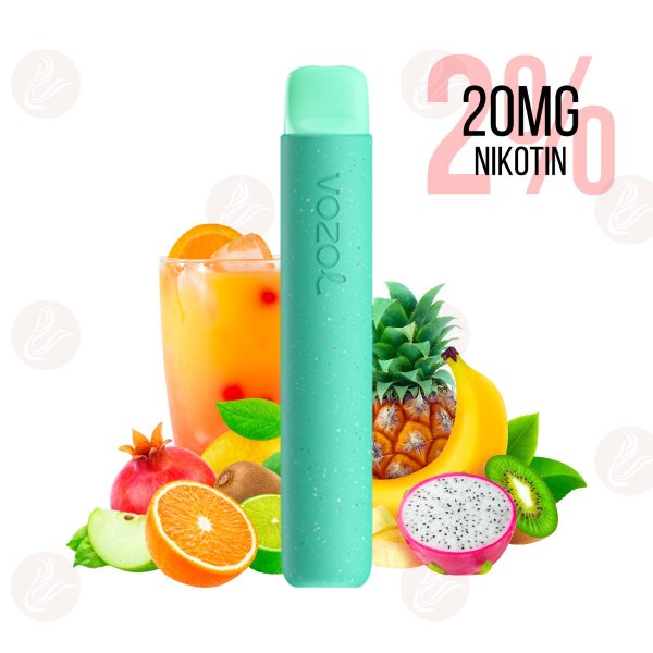 Vozol - Star 600 Einweg Vape Tropical Punch 20mg/ml (2%) Nikotin Salz - MHDÜ