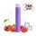 Vozol - Star 600 Sigaretta elettronica usa e getta Fragola Lampone Ciliegia 20 mg/ml (2%) Sali di nicotina - Da consumarsi preferibilmente entro