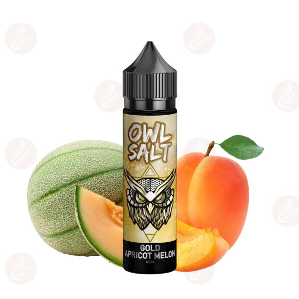 OWL Salt - Gold Apricot Melon Longfill 10ml in 60ml Flasche