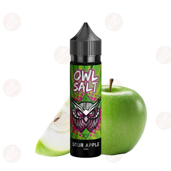 OWL Salt .- Sour Apple Longfill 10ml in 60ml Flasche