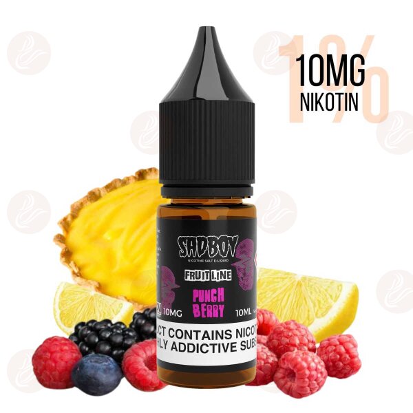 Sadboy - Fruit - Punchberry Nic Salt 10 mg/ml (1%) - Best Before