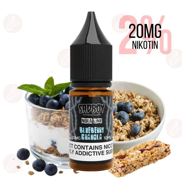 Sadboy - Nola - Blueberry Granola Nicsalt 20mg/ml (2%) - MHDÜ