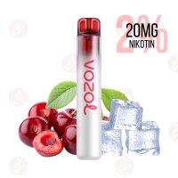 Vozol - Neon 800 Einweg Vape Cherry Ice 20mg/ml (2%)...