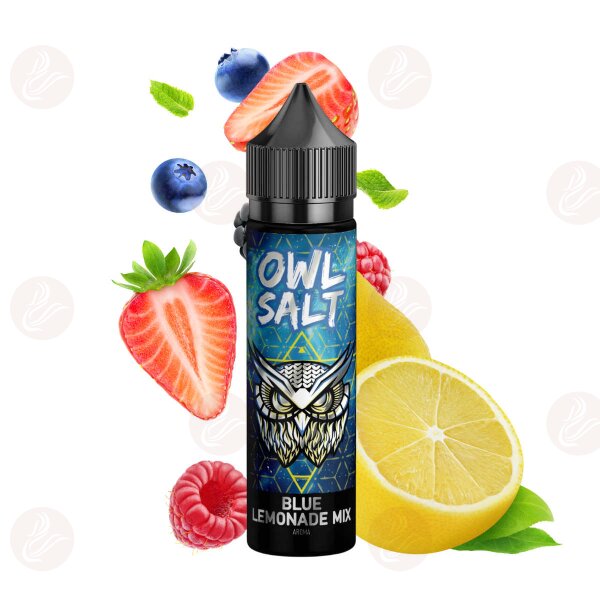 OWL Salt - Blue Lemonade Mix Longfill 10ml in 60ml Flasche