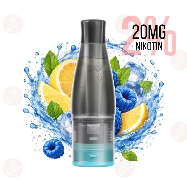 KIWI VAPOR - Cartucce KIWI GO Plus Blue Razz Lemonade 20mg/ml