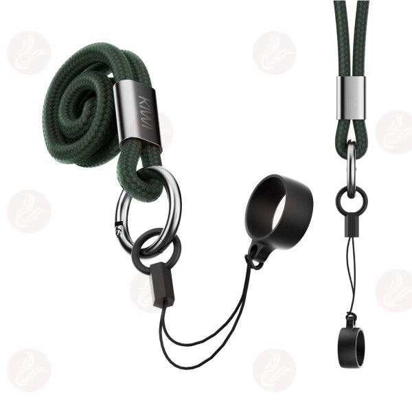 KIWI Vapor - KIWI Lanyard - Midnight Green