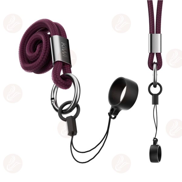 KIWI Vapor - KIWI Lanyard - Red Velvet