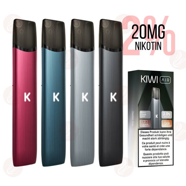 Kiwi Vapor - Kit Kiwi Air con pod da 20mg
