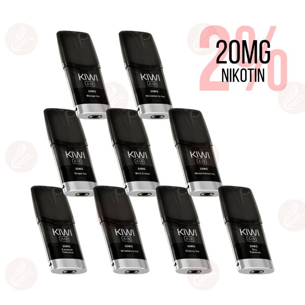 KIWI Vapor - Pod Kiwi Air 20mg - 2 pezzi
