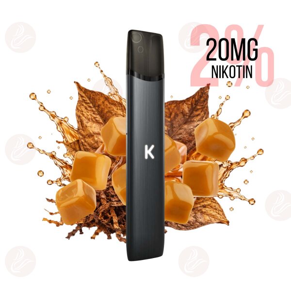 KIWI Vapor - Kit Kiwi Air con pod da 20mg - Obsidian Gray