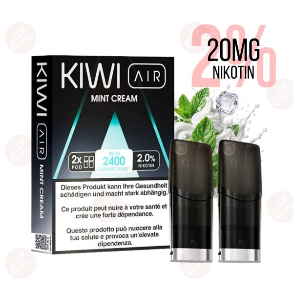 KIWI Vapor - Pod Kiwi Air - Crema alla menta 20mg