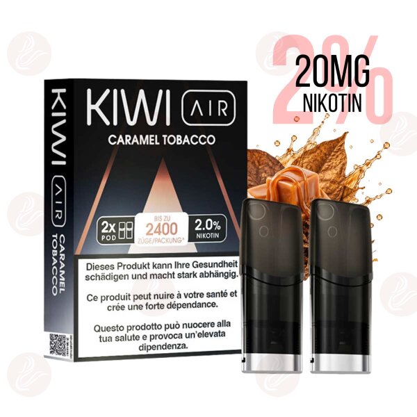 KIWI Vapor - Pod Kiwi Air - Tabacco caramello 20mg
