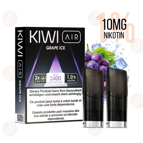 KIWI Vapor - Pod Kiwi Air - Uva ghiacciata 10mg