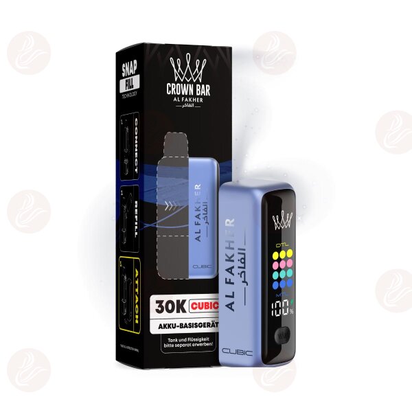 Al Fakher - Box batterie Cubic - Blue