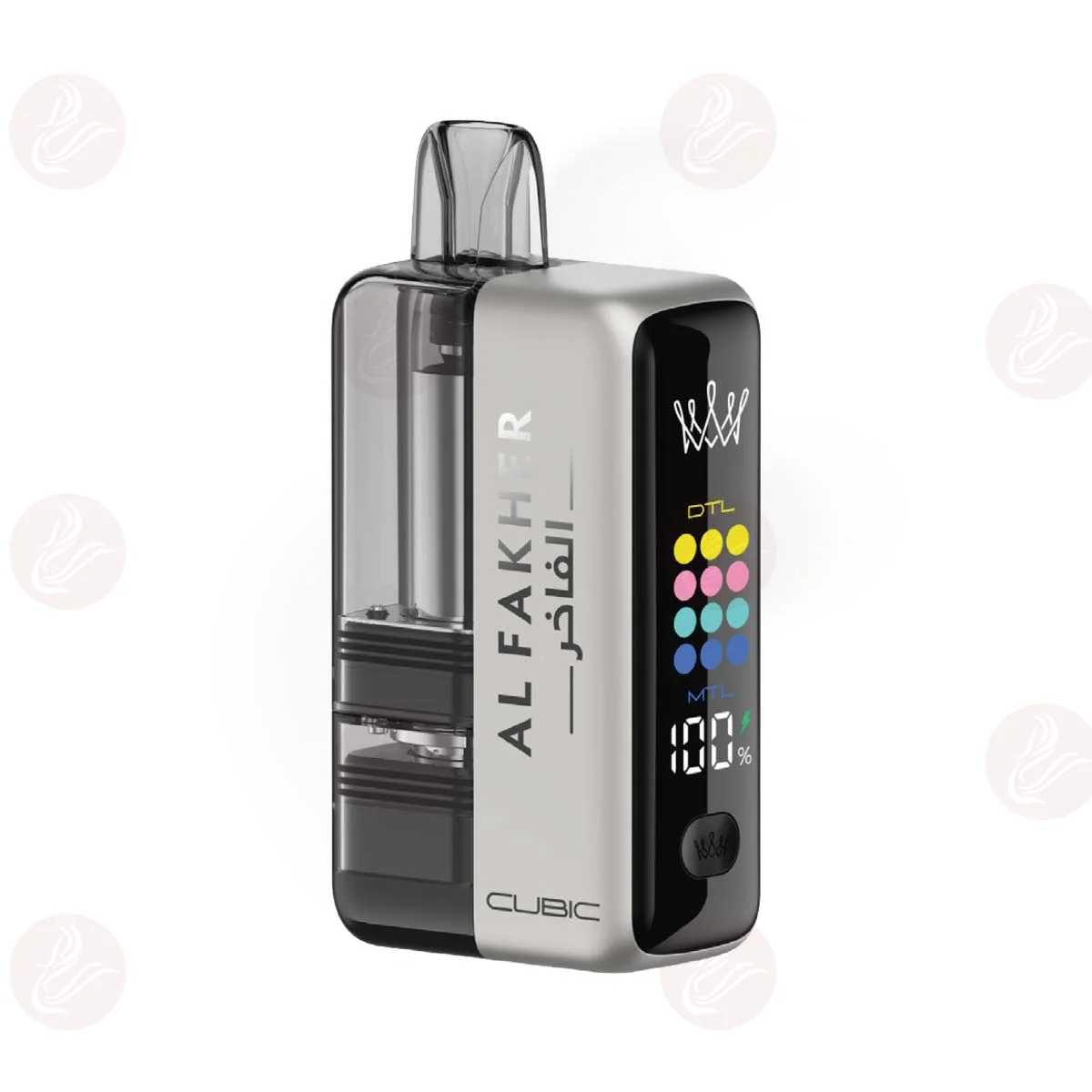 Al Fakher - Kit iniziale Cubic - Bianco argento