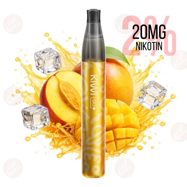 KIWI Vapor - KIWI Go Plus - Graffiti Edition Gold - Mango Ice