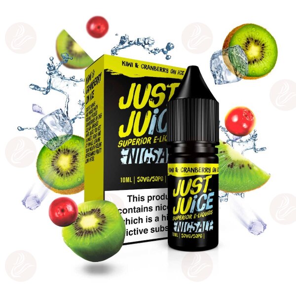 Just Juice - Kiwi Cranberry on Ice Nic Salt 20mg/ml
