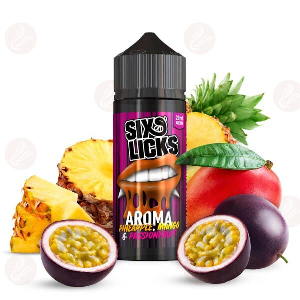 Prohibition Vapes Co - Six Licks Pineapple, Mango & Passionfruit Longfill