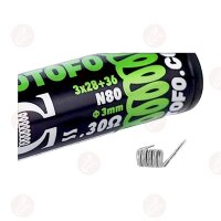 Wotofo - Alien Clapton N80 3mm 0.3 Ohm 10 pcs.