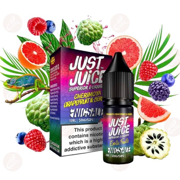 Just Juice - Cherimoya, Grapefruit & Berries Nic Salt 5mg/ml