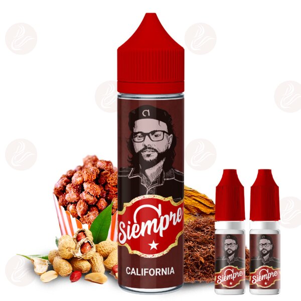 ALFALIQUID - ALFASIEMPRE California Shortfill inkl. Booster auf 6 mg/ml Nikotin