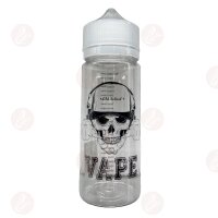 Bottle - with logo and scale 120ml Vape Skull
