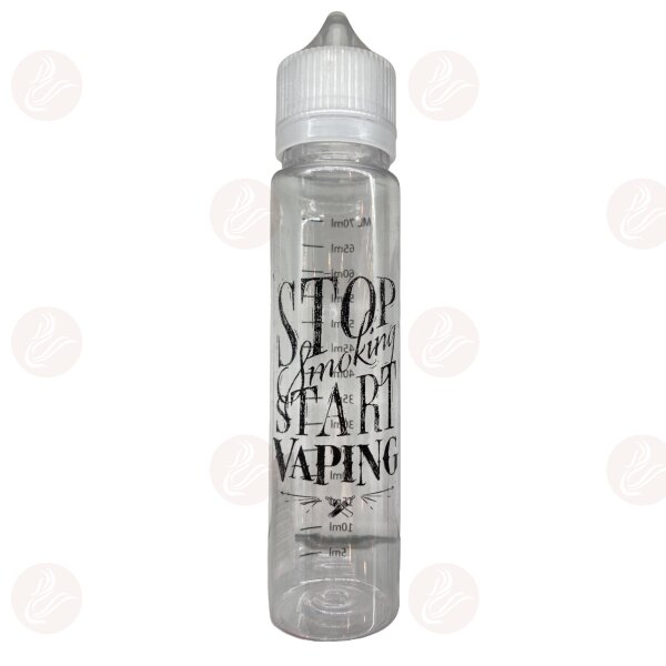 Flasche - mit Logo und Skala 70ml Stop Smoking