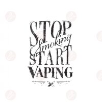 Flasche - mit Logo und Skala 70ml Stop Smoking