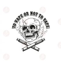 Flasche - mit Logo und Skala 70ml To Vape or Not To