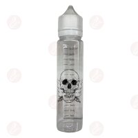 Flasche - mit Logo und Skala 70ml Skull