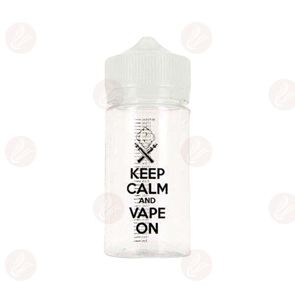 Flasche - mit Logo und Skala 180ml Keep Calm