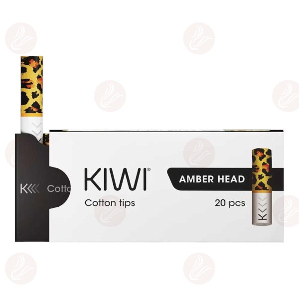 Kiwi Vapor - KIWI Baumwollfilter AMBER HEAD (Drip Tip) 20Stk.