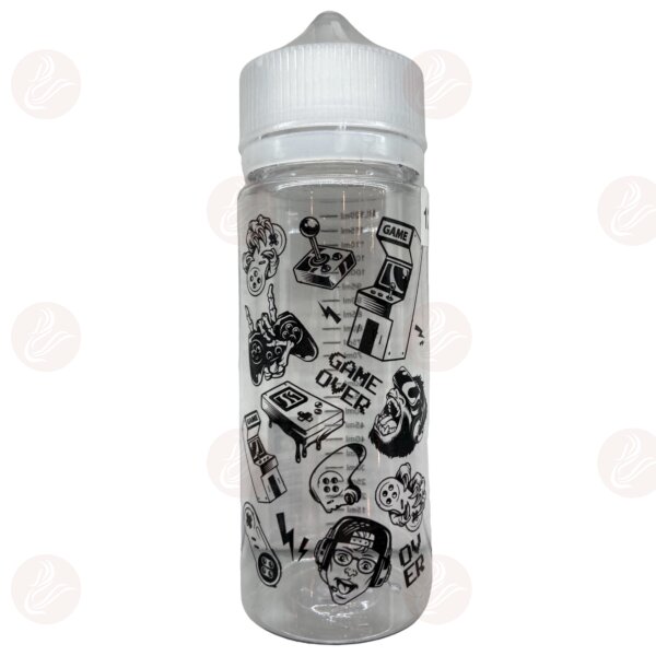 Chubby Gorilla - Leerflasche 120 ml DIY UP mit Skala und Motiv Game Over