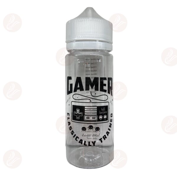 Chubby Gorilla - Leerflasche 120 ml DIY UP mit Skala und Motiv Gamer