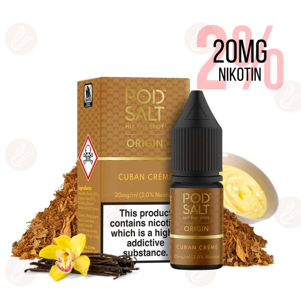 Pod Salt - Cuban Creme Nikotin Salz 20mg