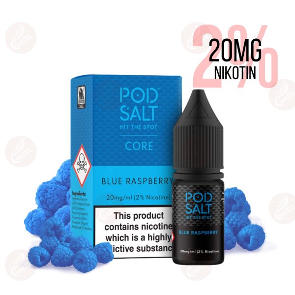 Pod Salt - Blue Raspberry Nikotin Salz 20mg