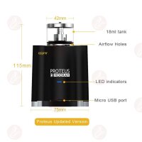 Kit e-cigarette Aspire Proteus V2 avec AMY DELUXE Small RIPS 470 noir - bleu